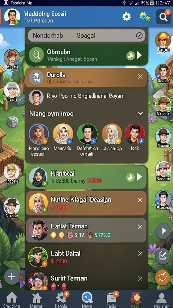 v87 - Screenshot dari mode multiplayer yang seru.